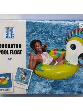 Cockatoo Pool Float 38" By High Five For Ages 6+